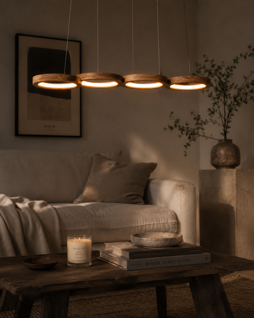 Wood Pendant Light