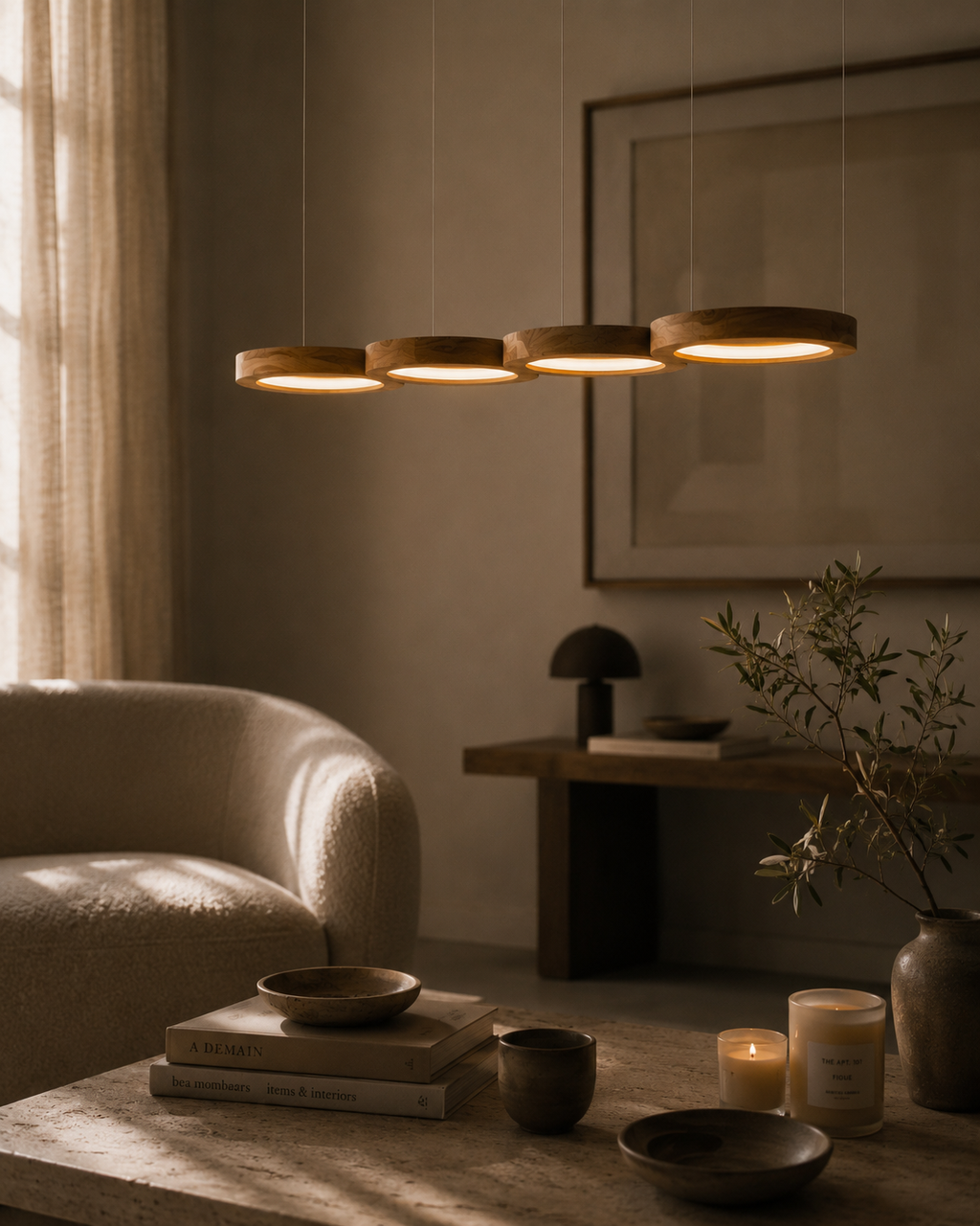 Wood Pendant Light